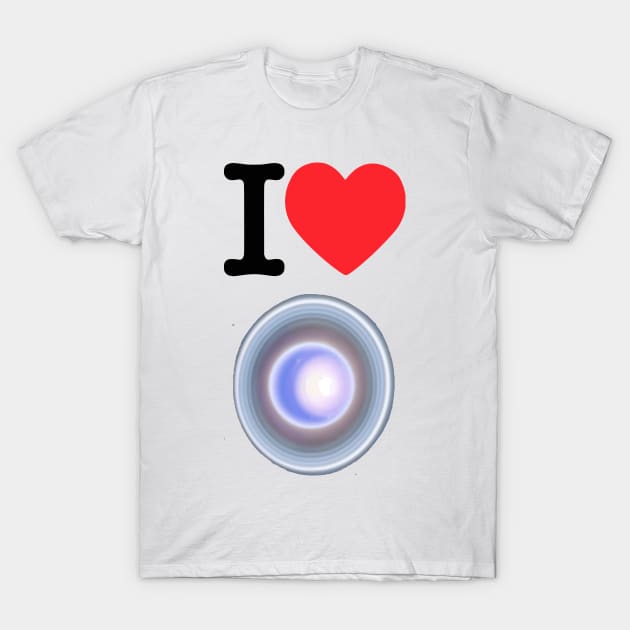 I ❤️ Uranus T-Shirt by dikleyt